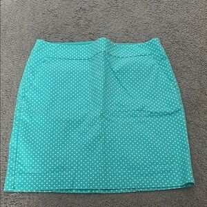 Polka Dot Skirt in Teal